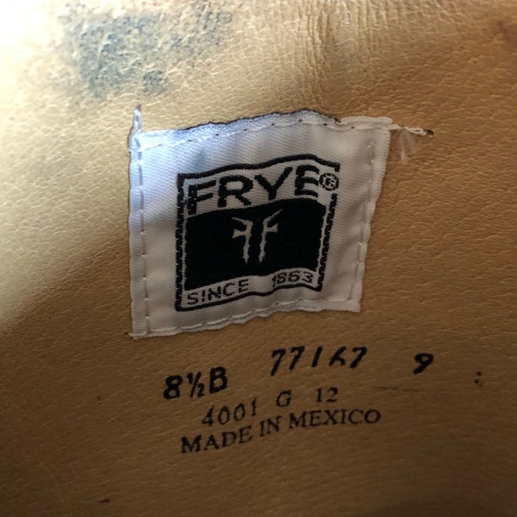 FRYE Melissa Button Boots - Dark Brown - 8.5 - Picture 7 of 7